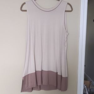 Logo color block tunic